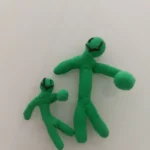 Green StickMan Toy